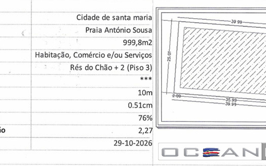 Prime Development Plot in Praia António Sousa – Rare Investment Opportunity